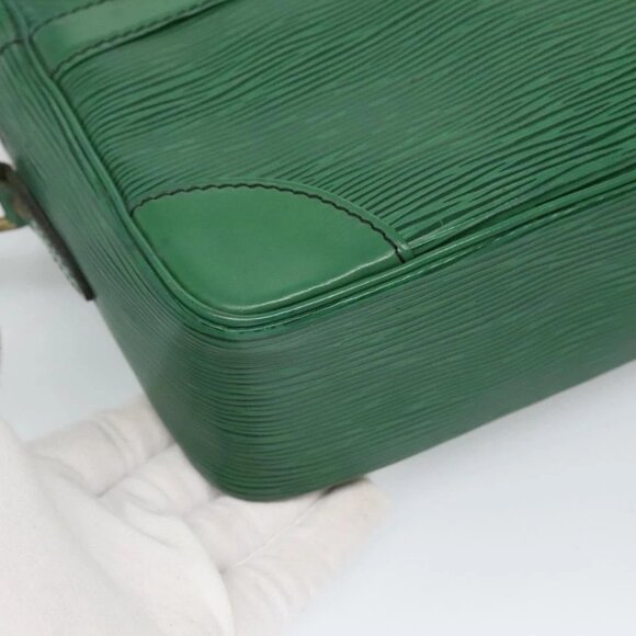 LOUIS VUITTON Epi Trocadero 27 Shoulder Bag Green M52314 LV Auth 128600 - Picture 4 of 16